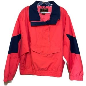 Eddie Bauer Gore-Tex Salmon Pink Orange Anorak Jacket Size Womens Size Large (L)